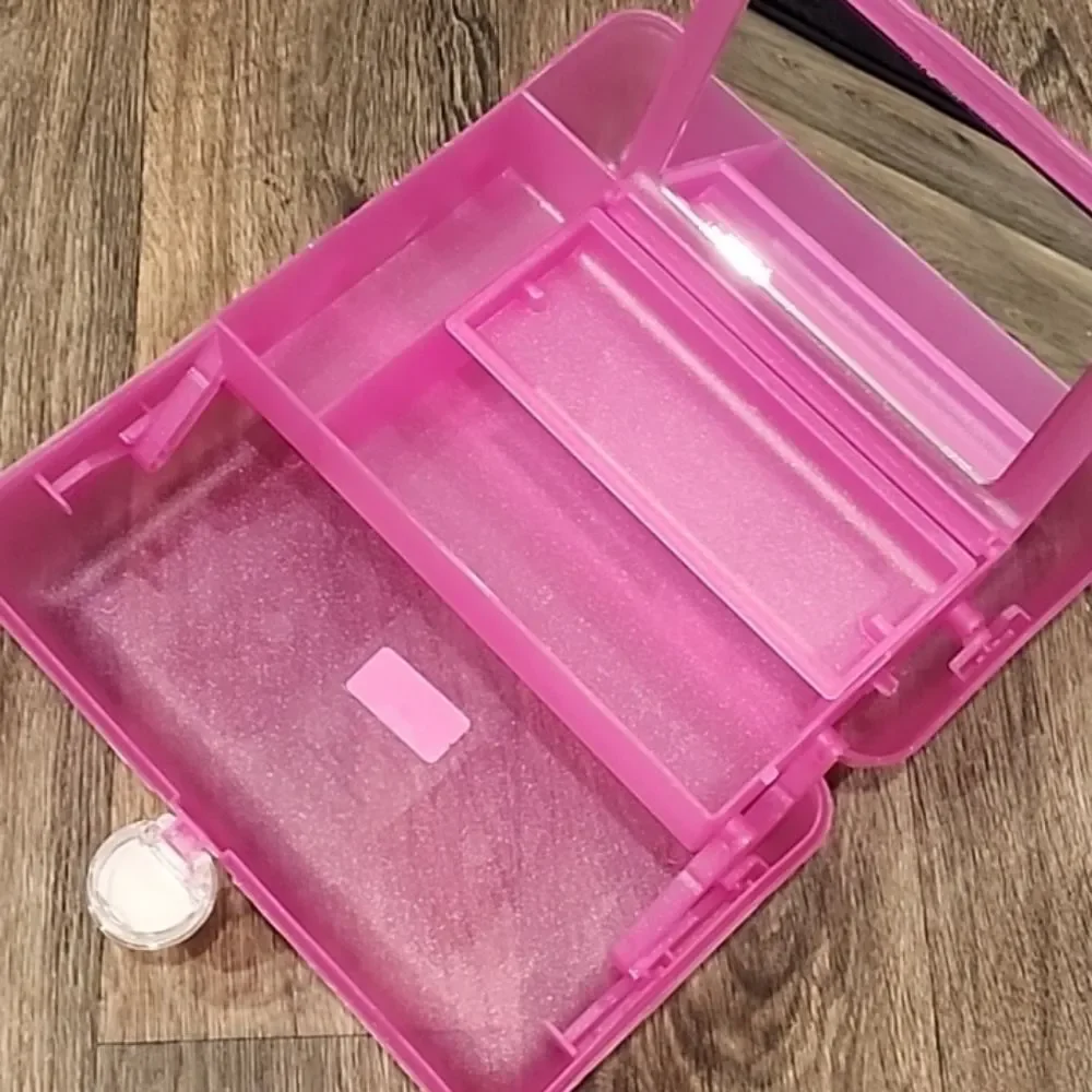 Caboodles Vintage On The Go Classic Cosmetic Case-‎ Pink Sparkle